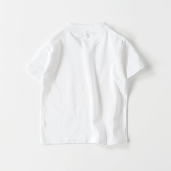 5キッズしろT 　キッズ　子供　幼児　Tシャツ　カットソー　トップス　白　ホワイト　コットン　AM-kd-02